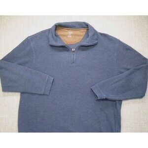 Hudson River Pullover Sweater Lightweight Size Large Blue Thin 40% Polyester